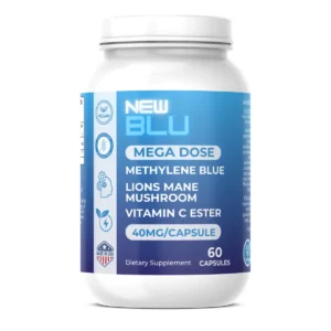 Home 6 MEGA DOSE CAPSULES (40mg Methelyne Blue + Lions Mane + Vitamin C Ester)